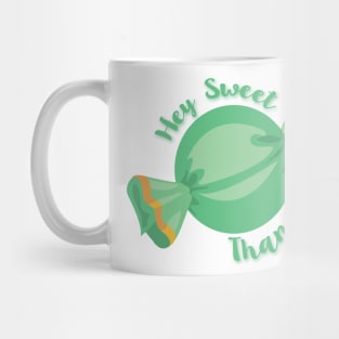 "Hey Sweet Thang" Zack Suite Life Green Mug